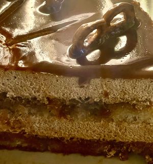 Salz Karamell Kuchen  at Café Rotkehlchen - Merowingerstraße in Cologne