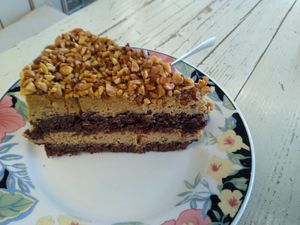 Peanut gateau at Café Rotkehlchen - Merowingerstraße in Cologne