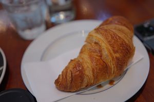 croissant at Café Rotkehlchen - Merowingerstraße in Cologne