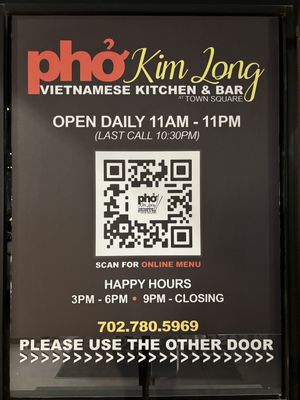   at Pho Kim Long in Las Vegas