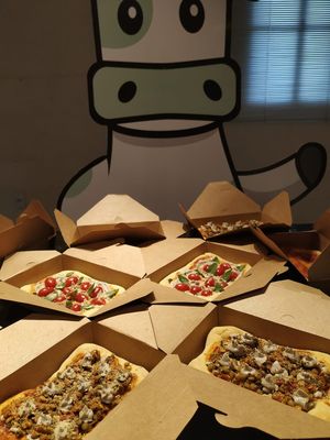 Pizza  #Veganuary at Muuv Cozinha De Plantas in Passo Fundo