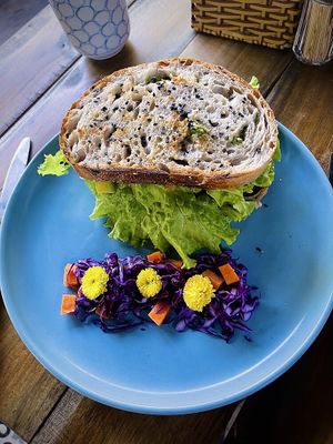 Avocado Sandwich  #Veganuary at Nora's Cafe in Phu Quoc