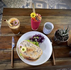 Avocado sandwich   at Nora's Cafe in Phu Quoc