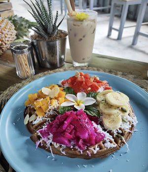 Waffle   at Nora's Cafe in Phu Quoc