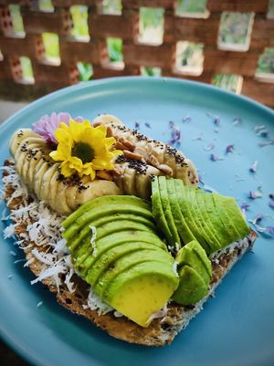 Banana toast   at Nora's Cafe in Phu Quoc