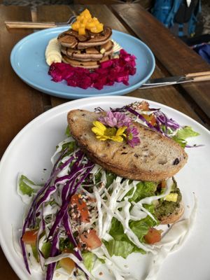 Pancakes / Avocado Toast #Veganuary at Nora's Cafe in Phu Quoc