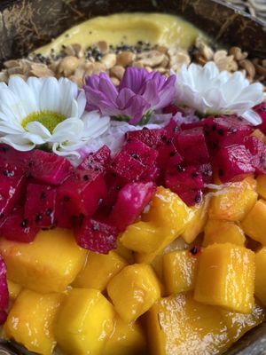 Close up - so pretty!  #Veganuary at Nora's Cafe in Phu Quoc