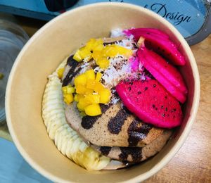 Vegetarian pancakes   at Nora's Cafe in Phu Quoc