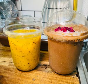 Vegan smoothies at Nora's Cafe in Phu Quoc