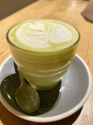 Match peppermint latte  at BEAR in Uttoxeter