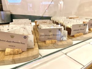 Various vegan cakes #Veganuary at BEAR in Uttoxeter