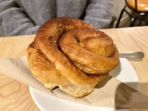 Cinnamon swirl #Veganuary at BEAR in Uttoxeter