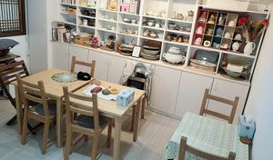 interior of location - seating area at Salute - 살루떼 in Chuncheon