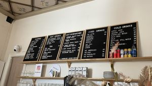 Menu   at Cafe Krans in Stockholm