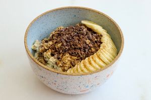 Cacao and Chaga overnight oats (GF/DF/Vegan) (Gluten Free, Diary Free, Vegan)  at Paradeco Coffee Roasters in St Petersburg