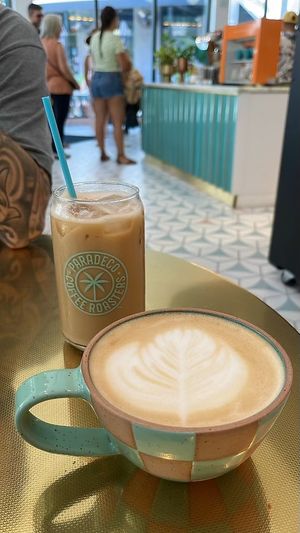 Ask for your coffee to have there and they will use these adorable mugs!  at Paradeco Coffee Roasters in St Petersburg