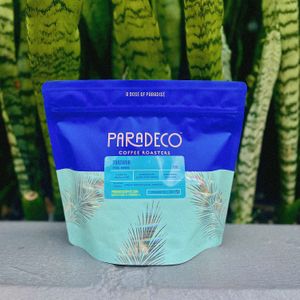 We have various coffee on our shelves sourced from all over the globe.  at Paradeco Coffee Roasters in St Petersburg