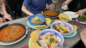   at KAFKA Hummus Café  in Prague