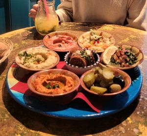 Mezzo for two at KAFKA Hummus Café  in Prague