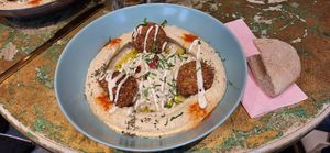  at KAFKA Hummus Café  in Prague