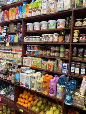 Vegan items  at Grown by Nature in London
