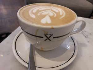 Oatly latte at Coffee X in Orpington