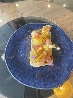 Lemon meringue slice  at Biofilia - Botánica Coffee House in La Paz