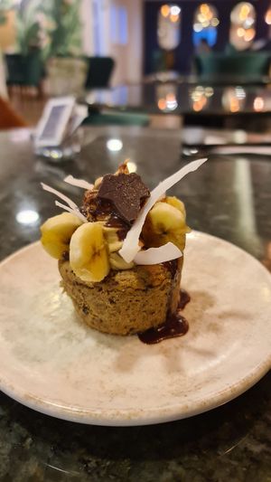 Vegan Banana Cupcake at Biofilia - Botánica Coffee House in La Paz