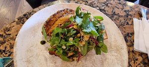 Pesto sandwich at Biofilia - Botánica Coffee House in La Paz