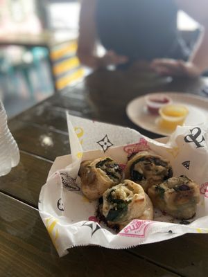 Spinelli’s Pizza - Vegan garlic knots  at Spinelli's Pizza in Louisville