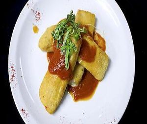 Muzzarella frita at Almacen Purista in Buenos Aires