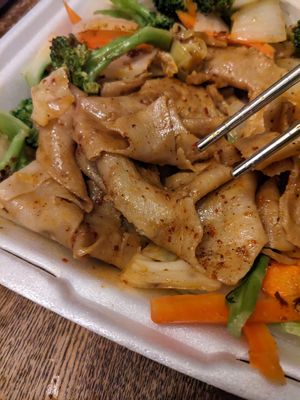 Vegetable noodles at Biang Biang in Vancouver