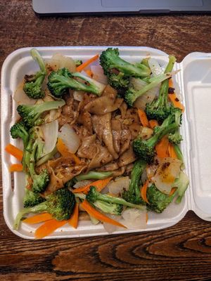 Vegetable noodles at Biang Biang in Vancouver