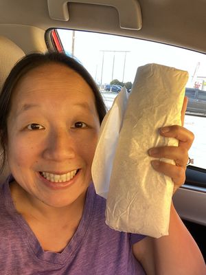 It was so big!!  at Los Victor's Mexican Food California Style #4 in Lordsburg