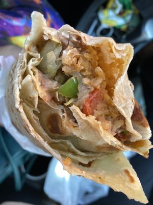 Mmmm has so many ingredients!!  at Los Victor's Mexican Food California Style #4 in Lordsburg