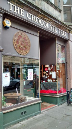 Exterior at The Chocolate Tree in Edinburgh