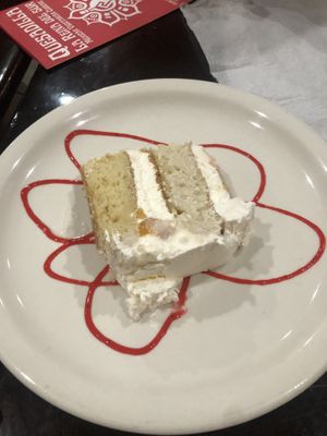 Tres Leches cake  at Quesadilla La Reina Del Sur in Chicago
