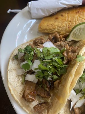 Asada taco at Quesadilla La Reina Del Sur in Chicago