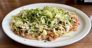 Huarache  at Quesadilla La Reina Del Sur in Chicago