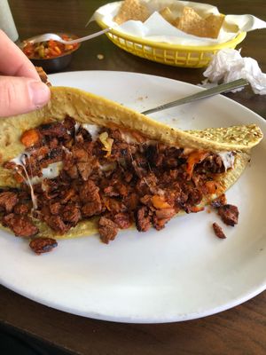 Pastor Quesadilla  at Quesadilla La Reina Del Sur in Chicago