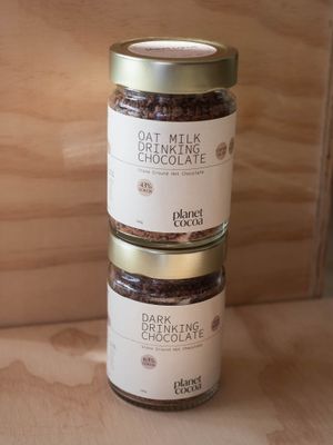 Drinking Chocolate made from Single Origin Ethical Ecuadorian Cocoa 

Available in 45%, 65%, 85%

https://www.planetcocoa.com.au/shop/hot-chocolate at Planet Cocoa in West Melbourne