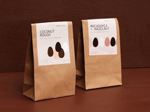 Easter Eggs crafted from scratch. Available in two flavours: 

Oat milk chocolate with macadamias and hazelnuts 

Dark chocolate with coconut rough and praline at Planet Cocoa in West Melbourne