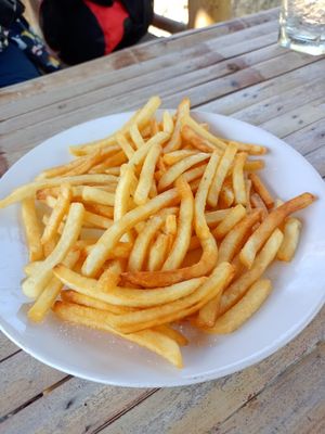 Fries at Rabbit Bungalow in Koh Phayam