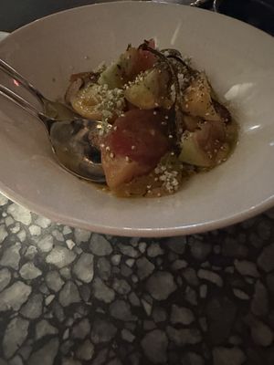 Fresh heirloom tomatoes  at Patsy's in Melbourne