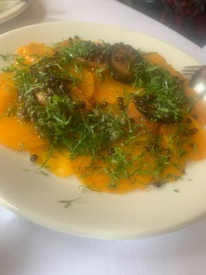 Beets and lentils  at Patsy's in Melbourne