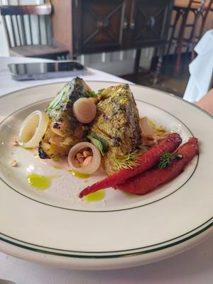 Cabbage dish from set menu at Patsy's in Melbourne