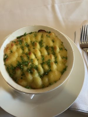 beluga lentil pot pie  at Patsy's in Melbourne