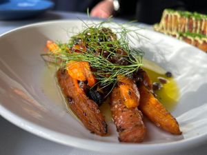 Candied carrots   at Patsy's in Melbourne