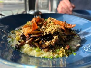 Chestnut risotto   at Patsy's in Melbourne
