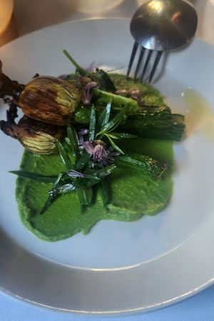 Zucchini flowers at Patsy's in Melbourne